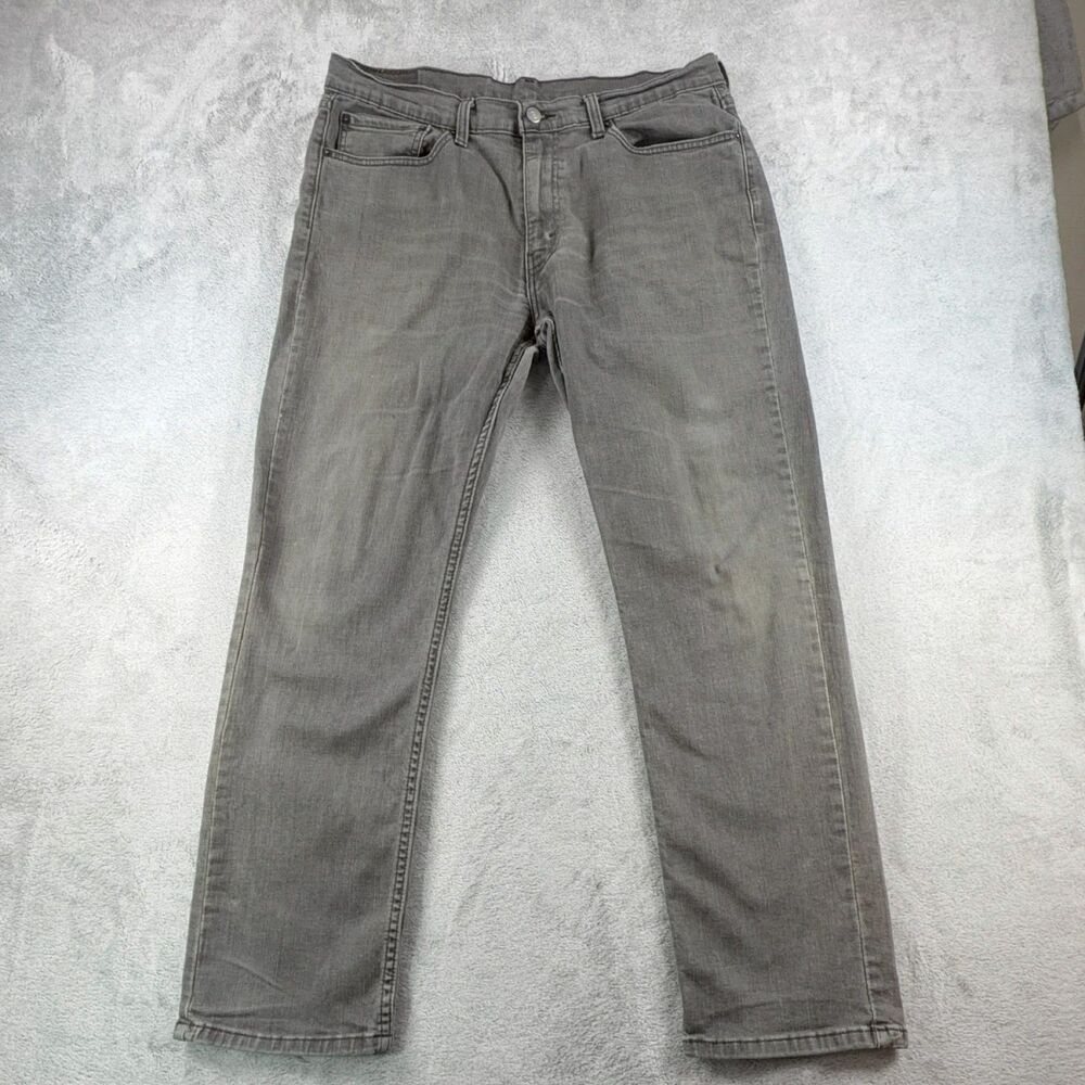 Levi's 514 Men's Jeans 36x32 Gray Straight Leg Denim 5-Pocket Casual Pants